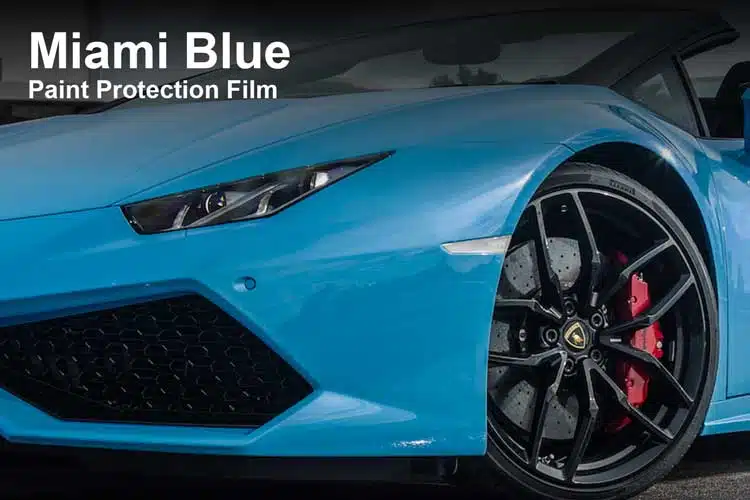 Miami Blue Paint Protection Film in Essex