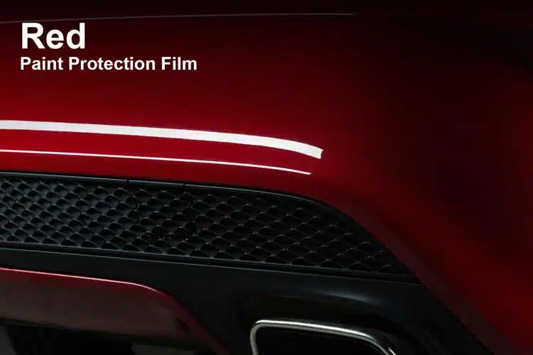 Red Paint Protection Film in Essex